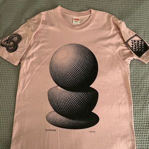 supreme MC escher sphere tee